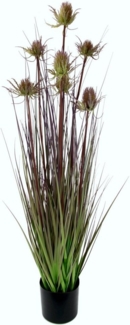 Kunstgras Distelgras, I.GE.A, Höhe 90 cm, im Kunststofftopf