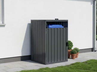 StarLine 1er Mülltonnenbox Cubi Metall 240 l
