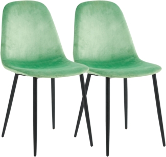 VCM Esszimmerstuhl Fiolo 919999 Mint H. 83 x B. 54 x T. 59 cm