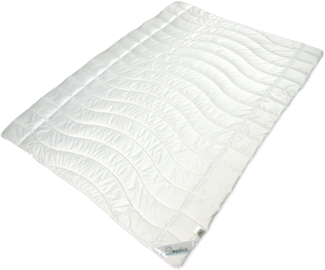 Sympathica Microfaser Feinbatist Leicht-Steppbett 200x200 cm Sommerdecke 500 g