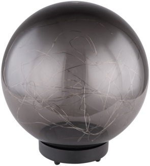 LED Solarlampe, Kugel-Form, Lichterkette, H 30 cm