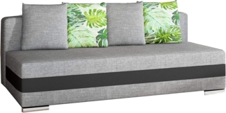 MOEBLO Schlafsofa WALIA, Couch für Wohnzimmer, Schlafsofa Federkern Sofagarnitur Polstersofa Wohnlandschaft, mit Schlaffunktion und Bettkasten