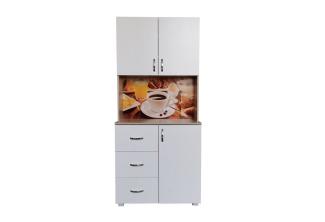 HTI-Line Küchenbuffet Küchenbuffet Blanca (Stück, 1-St, 1x Schrank Blanca, ohne Dekoration) Küchenschrank Hochschrank