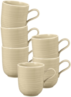 Seltmann Weiden Terra Kaffeebecher 400 ml sandbeige 6er Set - DS