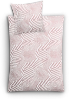 Kleine Wolke Bettwäsche Macra, Mako-Satin, 2 teilig, mit grafischem Print