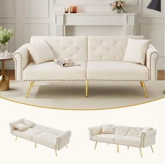 Odikalo 2-Sitzer Polstersofa Relaxsofa Lounge Sessel Verstellbar Rückenlehne Mehrfarbig
