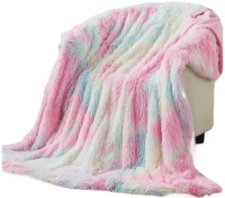Überwurf Kuscheldecke Flauschig Decke 130x160 cm,200x230 cm,Weich Warme Wohndecke, ibettertec, Warm Sherpa Decke,Sofadecke, Überwurf für Mädchen und Kinder