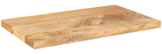 vidaXL Tischplatte 50x40x2,5 cm Rechteckig Massivholz Mango 371445