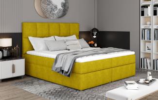 Wohnideebilder Glossy 165x210 Gelb Boxspringbett Glo_07_1.6