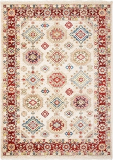 Tapiso Teppich RIVIOLI, rechteckig, Höhe: 9 mm, Wohnzimmer, Schlafzimmer, Kurzflor, Fransen