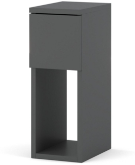 KOSETO Nachtkonsole Nachttisch mit 1 Schublade – 20 x 30 x 55 cm – für Schlafzimmer