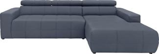 DOMO collection Ecksofa Brandon große Ausführung B/T/H: 289/177/80 cm, auch in Leder und Cord, mit Kopfteilverstellung, wahlweise Sitztiefenverstellung, L-Form