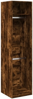 vidaXL Kleiderschrank Räuchereiche 50x50x200 cm Holzwerkstoff 3307787