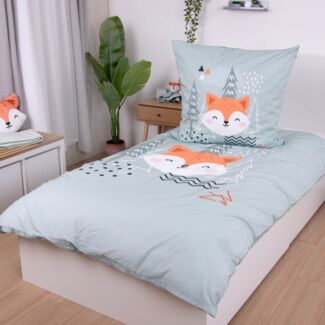 Baby Best Wendebettwäsche Young Collection Nordic Forest, Renforcé, 2 teilig, mit tollem Wendemotiv