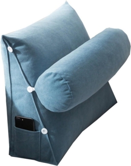 Coonoor Rückenkissen Keilkissen Dreieckiges Lesekissen Kissen mit Verstellbarer Nacken, Rückenstütze Rückenlehnenkissen für Sofa Bett Kopfteil