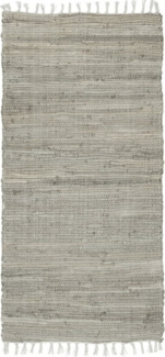 Ib Laursen Läufer Teppich Läufer Wohnraum 60x120 cm Baumwolle Braun Grau Ib Laursen