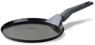 FACKELMANN Crepepfanne 25cm Statement – Keramik beschichtete flache Pfanne - Recyceltes Aluminium mit Antihaft-Beschichtung – Für alle Herdarten inklusive Induktion, 3 Jahre Garantie, PFAS-frei