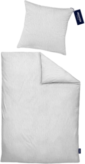 Hechter Paris Bettwäsche Musselin 0481309 UNI, weiss, 1x 135x200 cm + 1x 80x80 cm