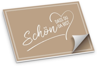 itenga Platzset ITENGA Tischset A3 Schön dass du da bist V2 latte macchiato