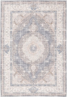 Pergamon Orientteppich Vintage Designerteppich Finesse Orient Medaillon, Rechteckig, Höhe: 4 mm