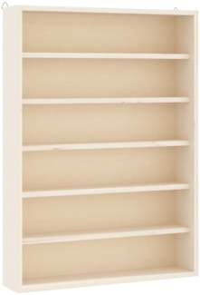vidaXL Sammlervitrine aus Holz mit 6 Regalen 40x8,5x55 cm 4017381