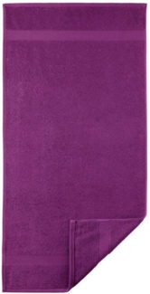 Diamant Duschtuch 70x140cm lila 450g/m² 100% Baumwolle