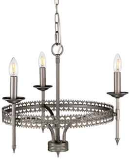 Kronleuchter, Hängelampe, Stahl, D 56,2 cm