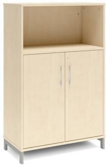 Büroschrank DNA 800x1275 mm Birke/Weiß 3A4