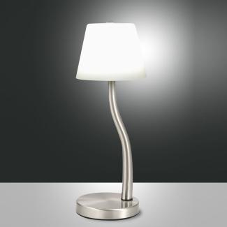 Fabas Luce 3703-30-178 Tischleuchte Ibla nickel satiniert dimmbar