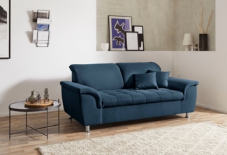 DOMO collection 2-Sitzer Franzi, wahlweise mit Kopfteilverstellung, inklusive Zierkissen