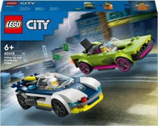 LEGO® City 60415 Verfolgungsjagd mit Polizeiauto und Muscle Car