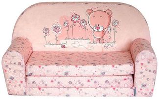 FORTISLINE Kindersitzgruppe Kindersofa "MINI" Kindercouch zum Aufklappen W386