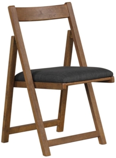 COSTWAY Klappstuhl, 2er Set, bis 150kg, klappbare Küchenstühle für Esszimmer