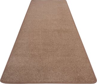 Hanse Home Exclusiv Läufer Liberty, rechteckig, Höhe: 7 mm, Uni-Meliert, robust, kräftige Farben, rundherum farbige Kettelung