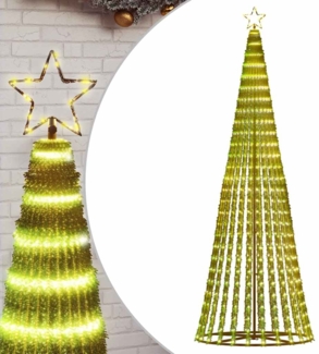 vidaXL LED Weihnachtsbaum 475 LEDs Warmweiß 247 cm 4016396