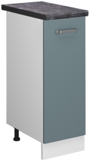 Apothekerschrank R-Line Blau-Grau 30 cm , AP Anthrazit Vicco