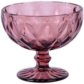 Schäfer 6er Schale Diamond – 300 ml Eisschalen Set für Desserts und Snacks Beere