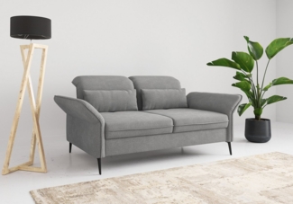 sit&more 3-Sitzer Emely, inkl. Sitztiefenverstellung, wahlweise mit Bettfunktion, Kopf- & Armteilverstellung