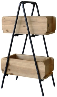 Chic Antique Ständer Halter Etagere mit 2 Ziegelformen Backsteinformen 41072000