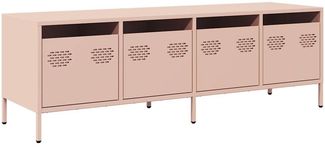 vidaXL TV-Schrank Rosa 135x39x43,5 cm Kaltgewalzter Stahl 851305