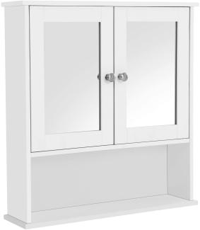 Hängeschrank, Spiegelschrank 56,5x13x58,5 cm