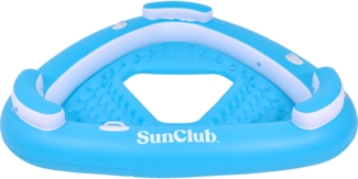 SunClub Dreiecks-Sessel / Float 195x188x35 cm, blau