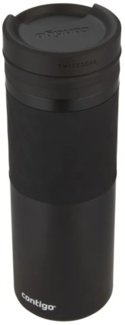 CONTIGO Twisteal Schwarz Edelstahl Keramik Kaffee Saft Tee 7 h 470 ml