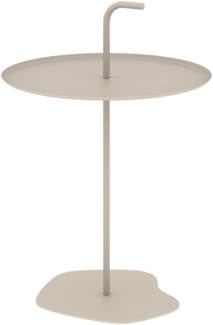 Outdoor-Metalltisch Calimera 56,5 x Ø 38 cm Champagne [casa. pro]