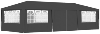 vidaXL Profi-Partyzelt mit Seitenwänden 4×9 m Anthrazit 90 g/m² 48539