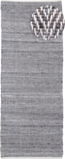 Morgenland Kelim Teppich - Trendy - Dream - läufer - 200 x 80 - Grau