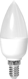 Müller-Licht HD-LED Lampe Kerzenform Ersetzt, 40 W, Plastik, E14, weiß, 3,7 x 3,7 x 10,3 cm dimmbar [Energieklasse F]
