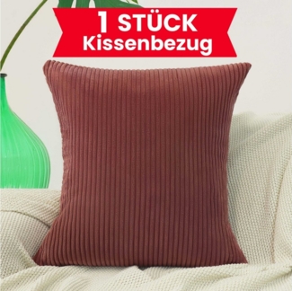 Amilian Kissenbezug - Kissenhülle - Zierkissenbezug - Kopfkissenbezug, (1 Stück), 40x40 cm, für Sofakissen, Dekokissen, Kissen, Zierkissen, Couchkissen