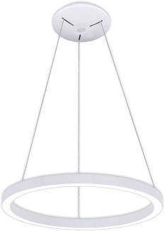 ISOLED LED Hängeleuchte Circle 580 weiß, 48W, rund, ColorSwitch 300035004000K, dimmbar