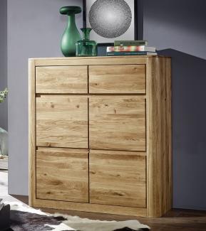 Schuhschrank 100x111cm 'Bayreuth' Wildeiche massiv